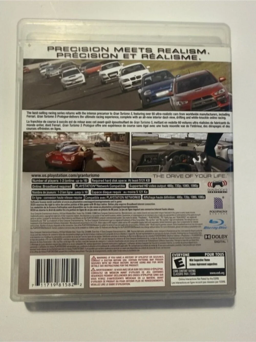 Gran Turismo 5 Prologue PS3 Complete w/ Manual Sony PlayStation 3